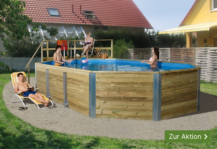 Sommer-Sale: Bis zu 22% Rabatt auf alle Weka Pools!