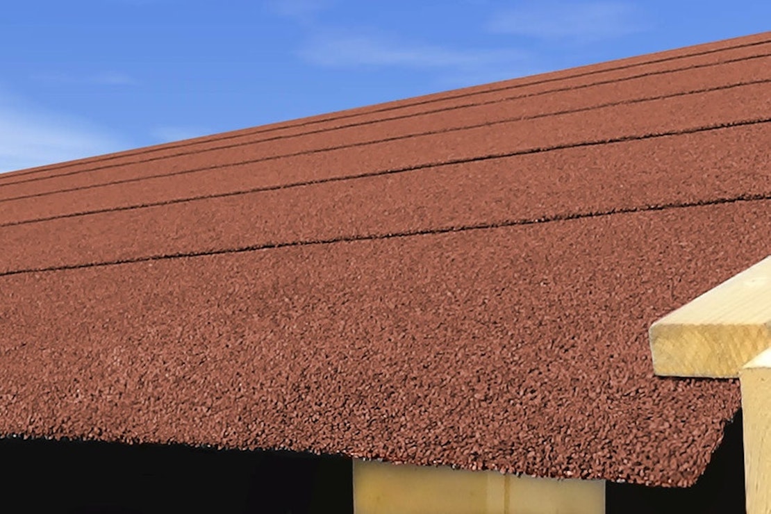 Die Dachpappe bildet eine wichtige Feuchtigkeitssperre