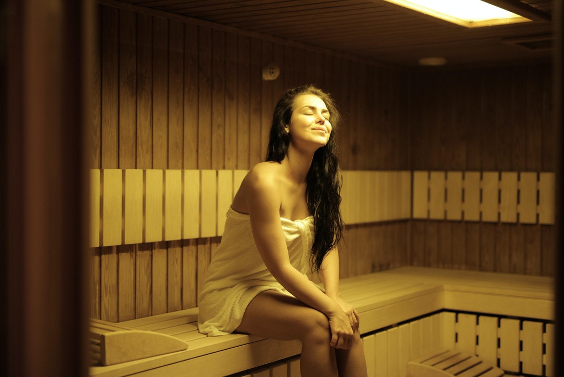 Entspannung und Meditation in der Sauna