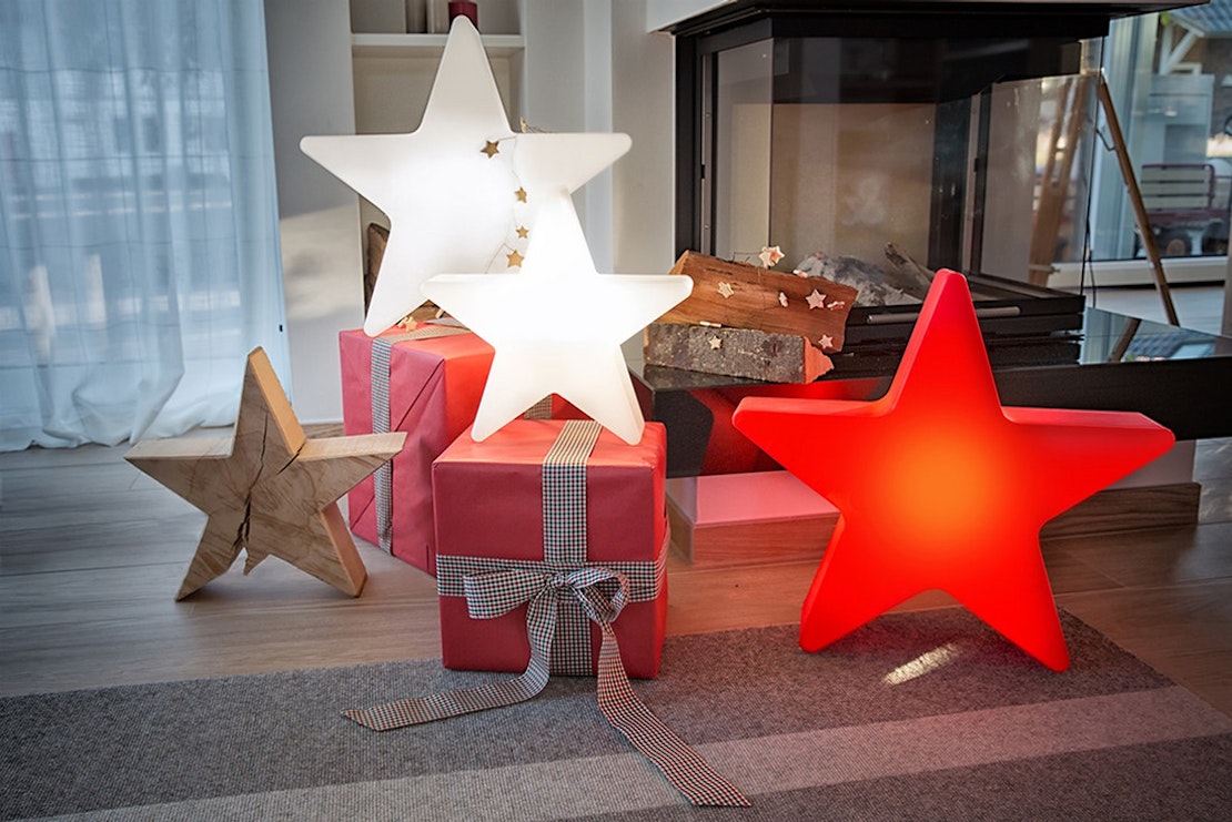 8 seasons design LED-Dekoleuchte Shining Star 'Merry Christmas'