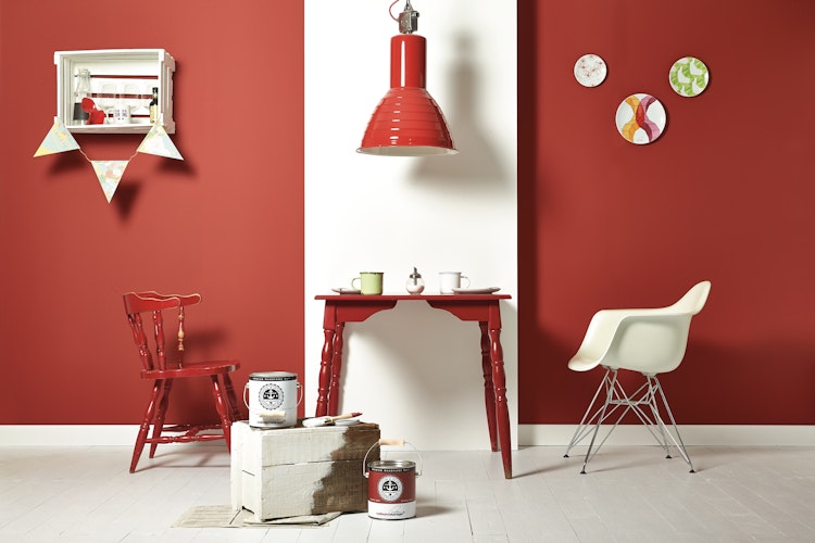 colourcourage® Premium Wandfarbe matt Dansk Rød