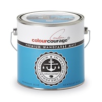 colourcourage® Premium Wandfarbe matt Newquay Blue