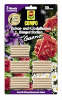 COMPO Balkon- und Kübelpflanzen Düngestäbchen mit GUANO