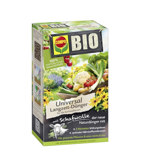 COMPO BIO Universal Langzeit-Dünger mit Schafwolle