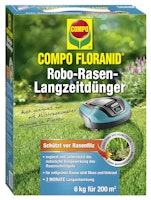 COMPO FLORANID Robo-Rasen Langzeit-Dünger 6 kg für 240 m²