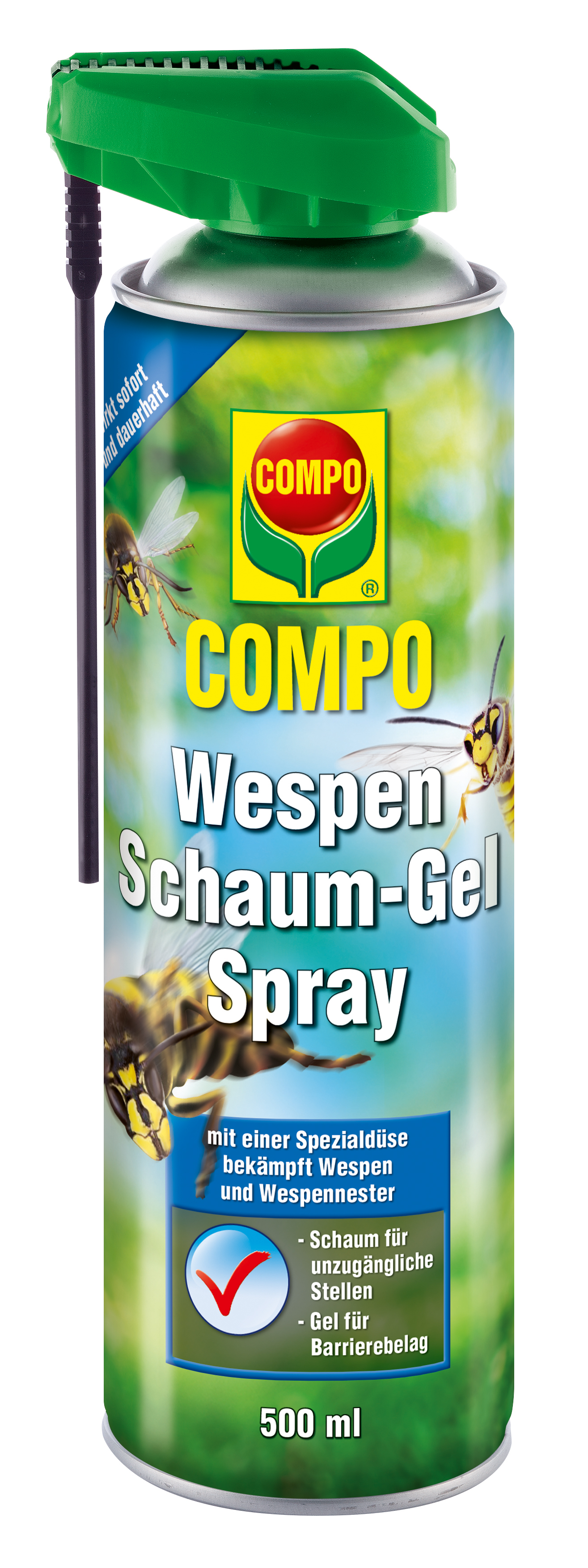 Vorschaubild Galerie COMPO Wespen Schaum-Gel Spray (500 ml)