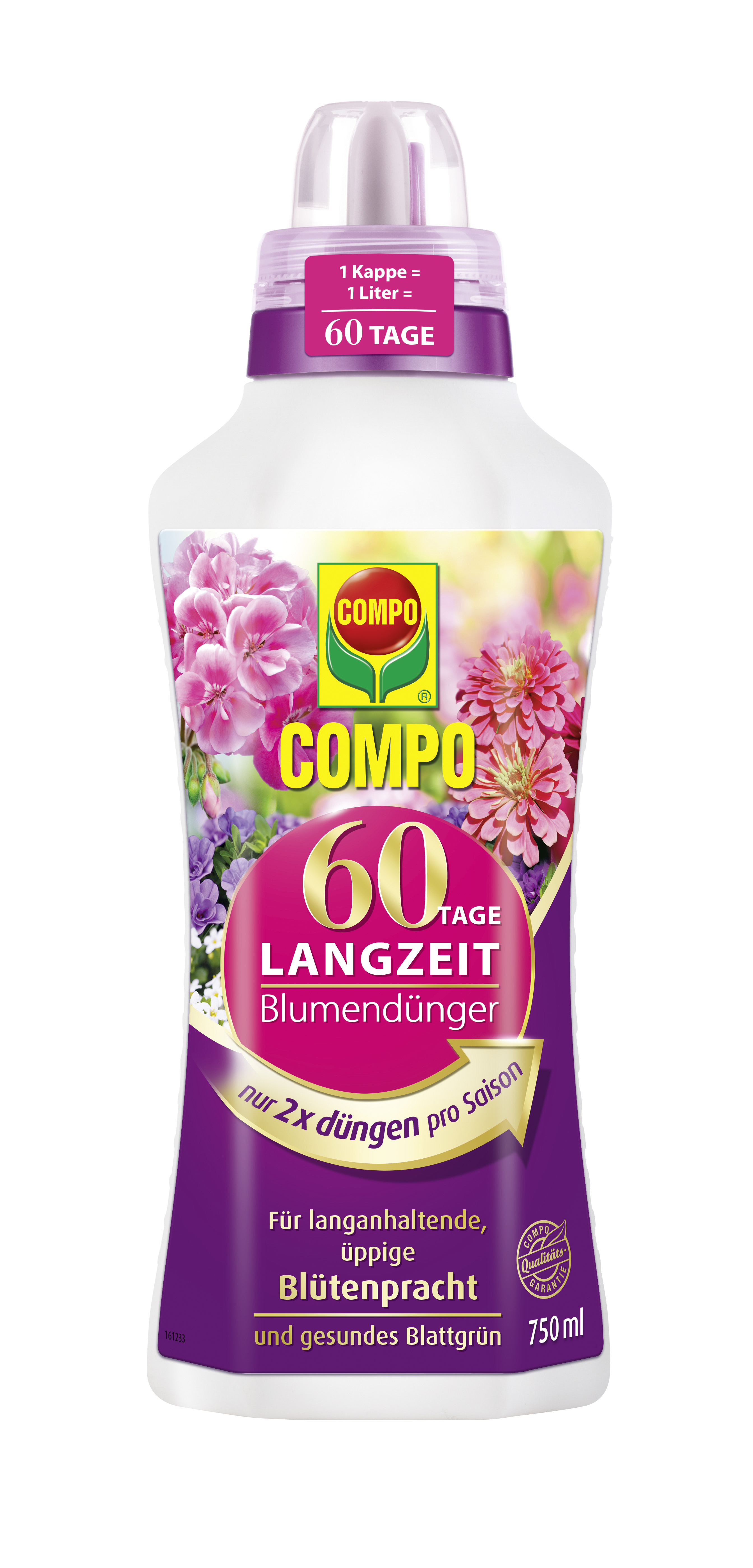 COMPO 60 Tage Langzeit Blumendünger 750 ml