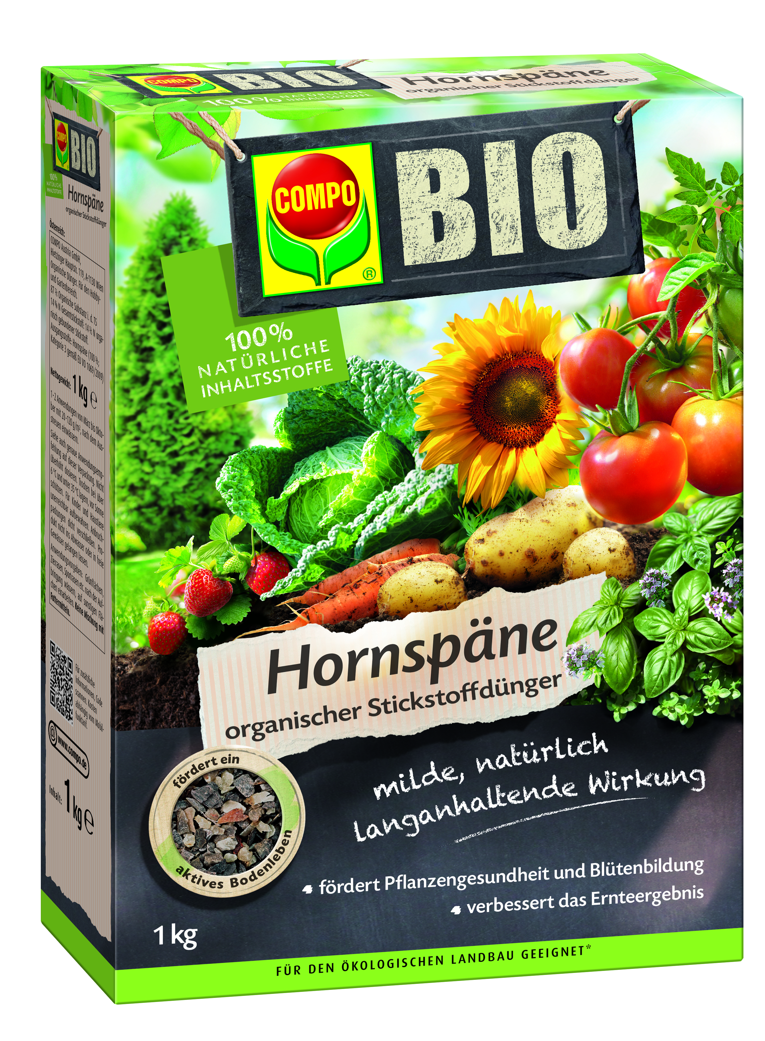 Vorschaubild Galerie COMPO BIO Hornspäne (1 kg)