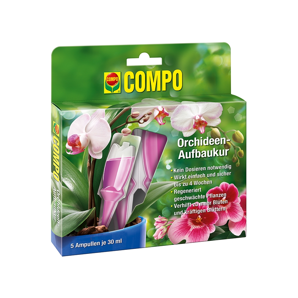 Vorschaubild Galerie COMPO Orchideen Aufbaukur 5 x 30ml