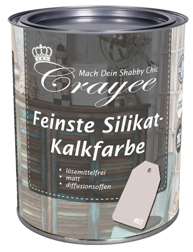 Crayee Feinste Silikat-Kalkfarbe Basis 03 "puderrosa"