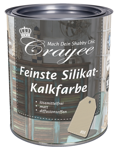 Crayee Feinste Silikat-Kalkfarbe Basis 06 "hellbeige"