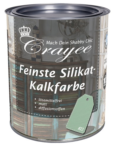 Crayee Feinste Silikat-Kalkfarbe Trend 23 "mintgrün"