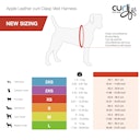 Vorschaubild curli Apple Leather schwarz Hundegeschirr