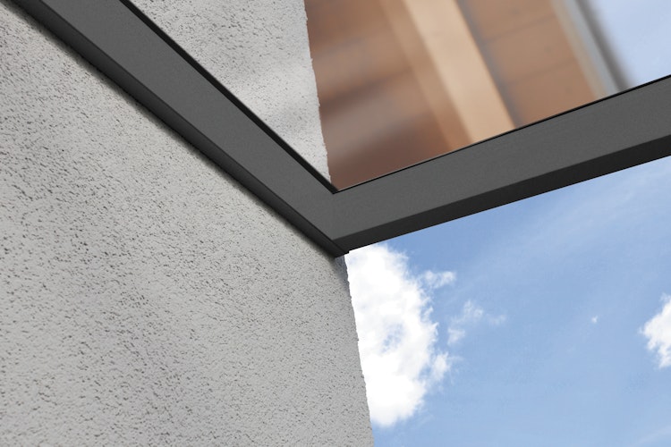 Skan Holz Aluminium Terrassenüberdachung Monza Breite 648 cm