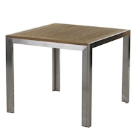 Diamond Garden Tisch SIENA, Edelstahl gebürstet / Premium Teak