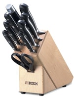 F. DICK Messerblock Holz 9-tlg. Premier Plus