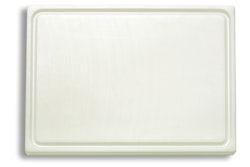 DICK Schneidebrett mit Saftrille weiß 26,5 x 32,5 x 1,8 cm