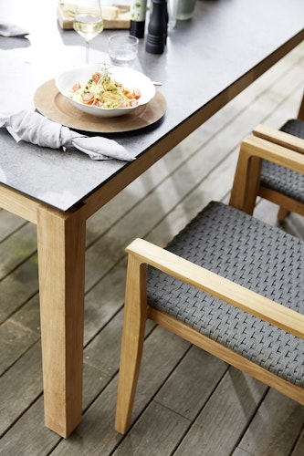 Diamond Garden Tischgestell SAN MARINO, Premium Teak