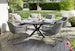 Diamond Garden Dining-Set LYON / KRETA, Tisch + 6 Stühle, Edelstahl / HPL / Rope / Sunproof (100 % Polypropylen)Bild