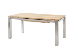 Diamond Garden Ausziehtisch LEVANTO, Edelstahl / Recycled Teak, verschiedene Größen