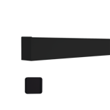NOVADOORS Schiebetürbeschlag vor der Wand, schwarz NOVA 406 mit SofteinzugZubehörbild