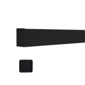 NOVADOORS Schiebetürbeschlag schwarz, geschlossen NOVA 406 mit Softeinzug Wandmontage/Glastür, Holztür 1,9mVorschaubild