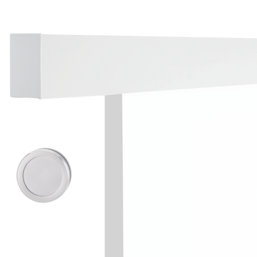 NOVADOORS Holzschiebetürkomplettset ONTARIO BIANCO PREMIUM