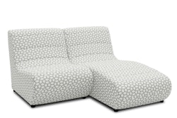 DOMO Collection Outdoor Sofa mit Chaiselongue SOLITÄR
