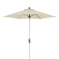 doppler Mittelmastschirm ACTIVE 210 Auto-Tilt, Aluminium Silber / Polyester 180 g/m² Natur
