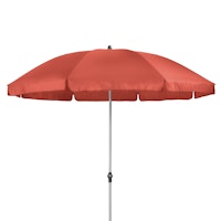 doppler Mittelmastschirm ACTIVE 200 Manual, Stahl Silber / 100 % Polyester 180 g/m² Terracotta