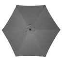 doppler Mittelmastschirm ACTIVE 280 Auto-Tilt, Aluminium Silber / Polyester 180 g/m²