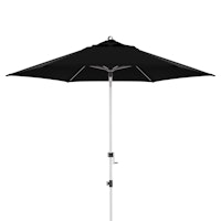 doppler Mittelmastschirm EXPERT 280 Auto-Tilt, Aluminium Silber / 100 % Polyester 180 g/m²