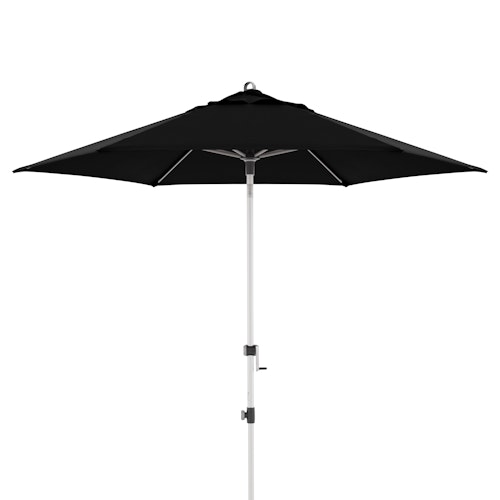 doppler Mittelmastschirm EXPERT 280 Auto-Tilt, Aluminium Silber / 100 % Polyester 180 g/m²