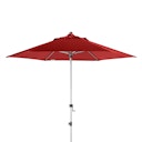 doppler Mittelmastschirm EXPERT 280 Auto-Tilt, Aluminium Silber / 100 % Polyester 180 g/m²