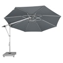doppler Pendelschirm EXPERT 350, Aluminium Silber / 100 % Polypropylen 220 g/m²