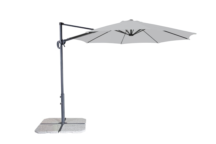 Derby Pendelschirm RAVENNA SMART 300, Aluminium Anthrazit / 100 % Polyester 180 g/m²
