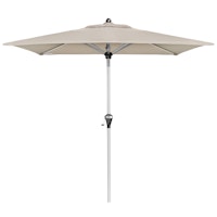 doppler Mittelmastschirm ACTIVE 210 x 140 Auto-Tilt, Aluminium Silber / Polyester 180 g/m² Natur