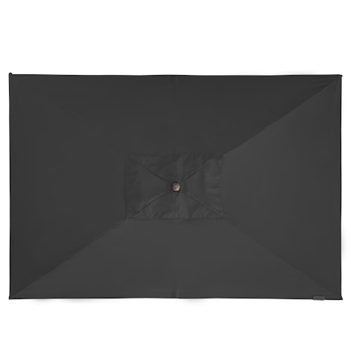 doppler Mittelmastschirm ALU WOOD 300 x 200 Auto-Tilt, Aluminium Esche-Optik / 100 % Polyester 180 g/m²