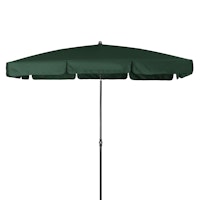 doppler Mittelmastschirm SUNLINE 225 x 120 Waterproof, Stahl Anthrazit / 100 % Polyester 180 g/m² Dunkelgrün