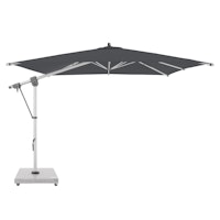 doppler Pendelschirm EXPERT 300 x 300 cm, Aluminium Silber / 100 % Polypropylen 220 g/m²