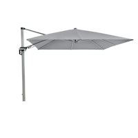 doppler Pendelschirm ACTIVE 350 x 260, Aluminium Grau / 100 % Polyester 200 g/m² Hellgrau