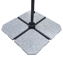 doppler Granitplatte 25 kg, Hellgrau
