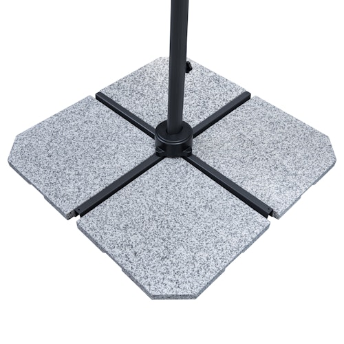 doppler Granitplatte 25 kg, Hellgrau