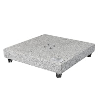 doppler Granitplatte rollbar 140 kg, Hellgrau
