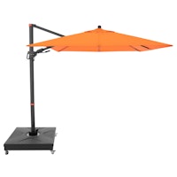 doppler Pendelschirm myZONE 210 x 210, Aluminium Anthrazit / 100 % Polyester 180 g/m²