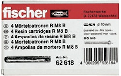 FISCHER Mörtelpatrone R M 8 (4 Stück)
