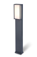 LUTEC LED-Außenwandleuchte QUBO Gussaluminium / PC anthrazit (7193001118)