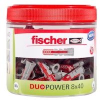 FISCHER Universaldübel Duopower 8x40 (80 Stück)