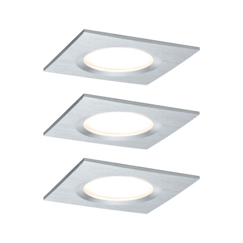 Paulmann LED Einbauleuchte Nova Plus Coin Basisset 3 stk. starr