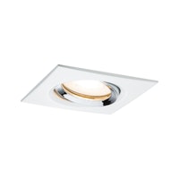 Paulmann Einbauleuchte Premium Set Nova LED GU10 7W eckig weiß/chrom